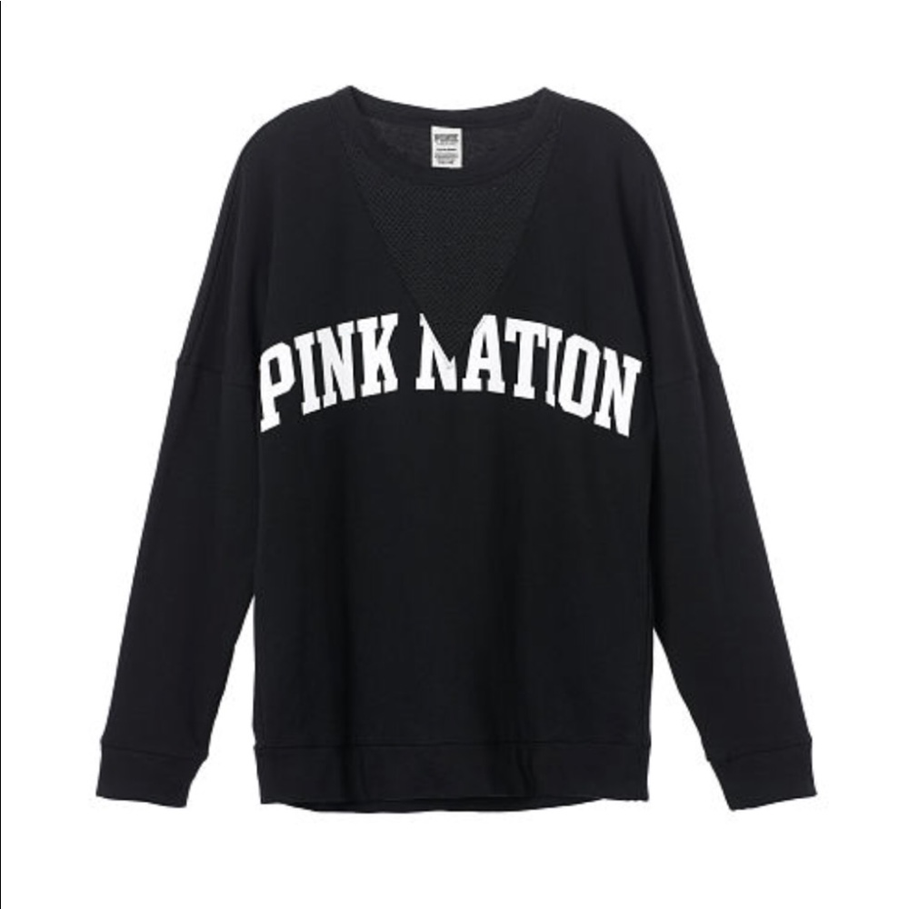 Large PINK mesh v-neck shirt